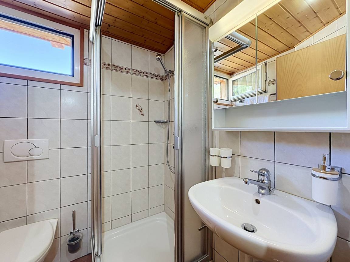 Salle d'eau avec douche à l'italienne