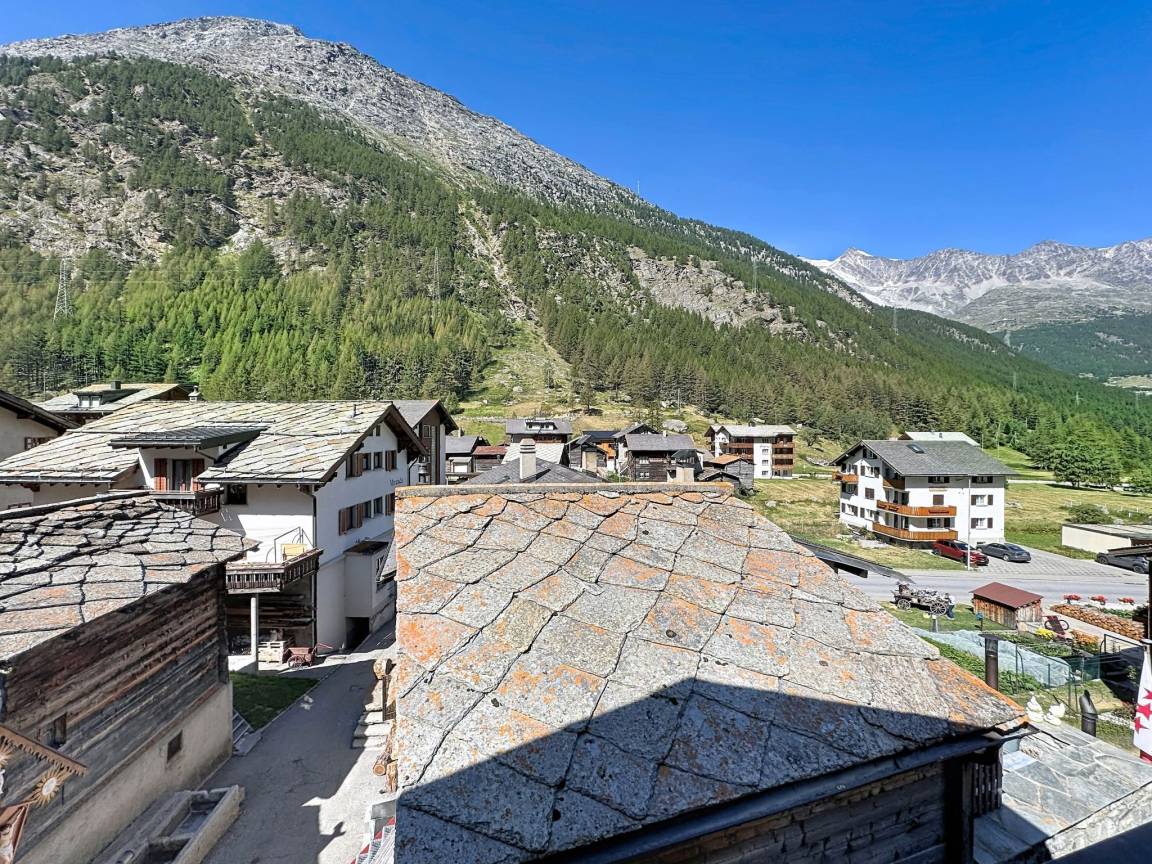 Panorama sur la vallée de Saas